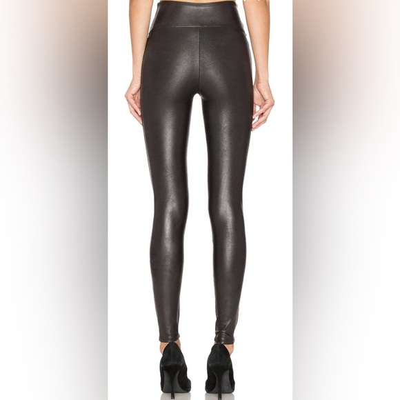 SPANX Women’s FAUX Leather Leggings HIGH WAISTED Pants Stretch sz XL - Picture 2 of 9